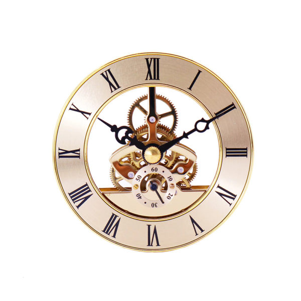 Horloge murale dorée rétro à engrenages en perspective H162adffca9994957bd92a49c45e97439P