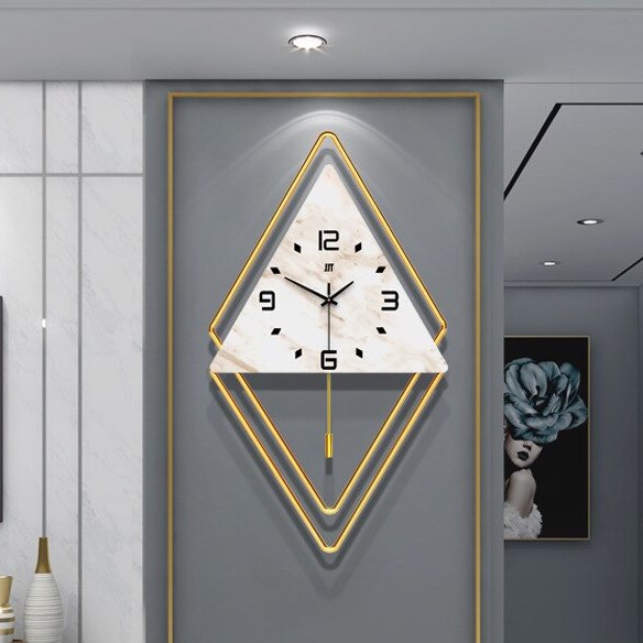 Horloge murale design de luxe avec tête de cerf Horloge murale de luxe avec t te de cerf style nordique minimaliste d coration artistique mode 1