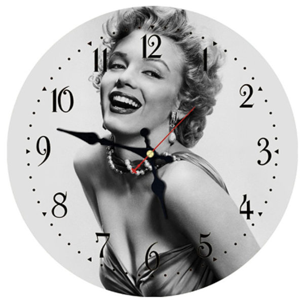 Horloge murale rétro Marilyn Monroe hmm
