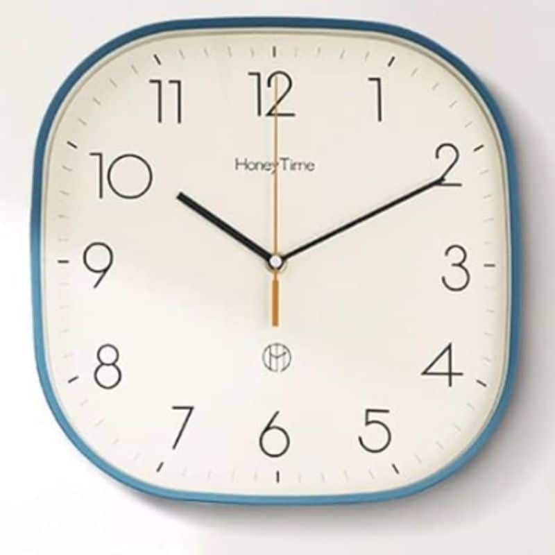 Horloge Murale Industrielle Vintage Carrée – Image 8