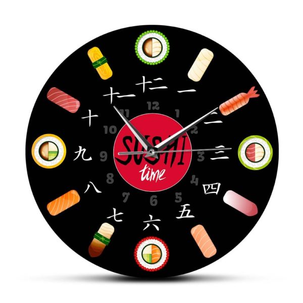 Horloge murale design sushi 2220 593e01