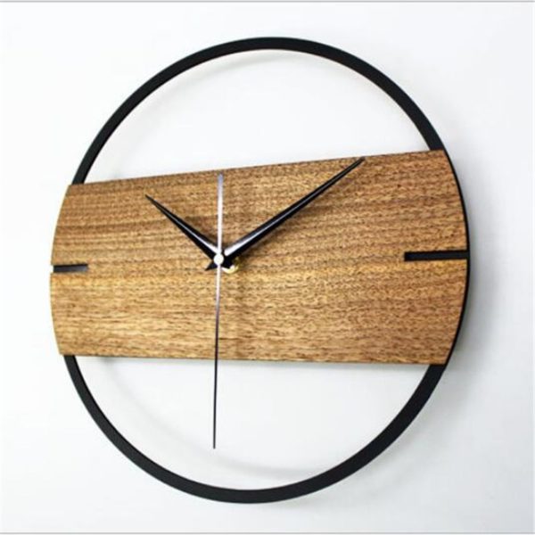 Horloge nordique minimaliste en bois 2643 66028e