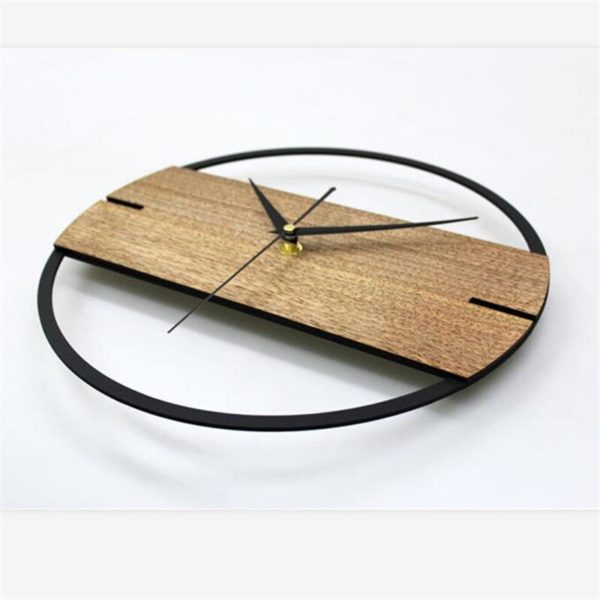 Horloge nordique minimaliste en bois 2643 e5b97f
