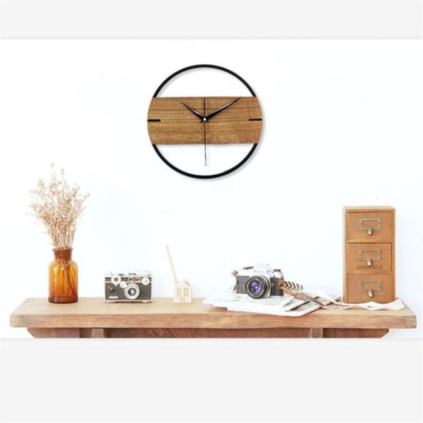 Horloge nordique minimaliste en bois 2643 ed08f7
