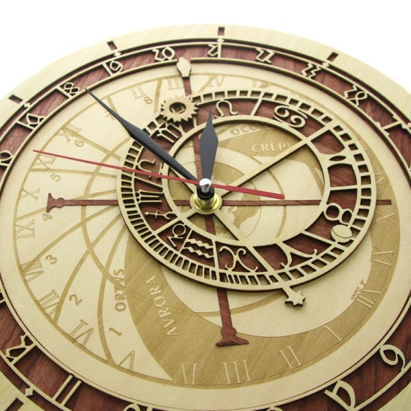 Horloge astronomique en bois 2687 2411fe