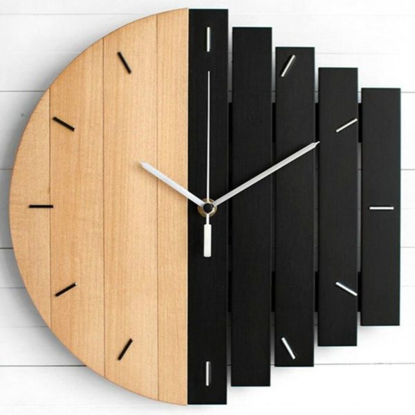 Horloge murale en bois style moderne 2706 d7cfd8