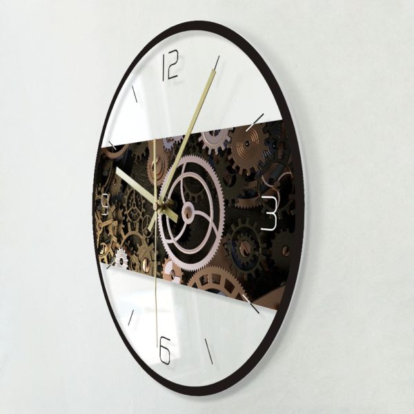 Horloge murale minimaliste à engrenages 2918 4f693f