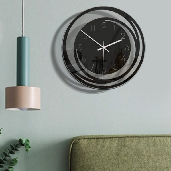 Horloge murage décorative transparente 3000 4e0e1c