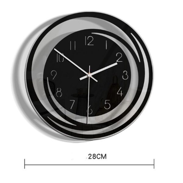 Horloge murage décorative transparente 3000 95493e