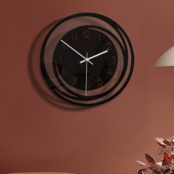 Horloge murage décorative transparente 3000 e3c103