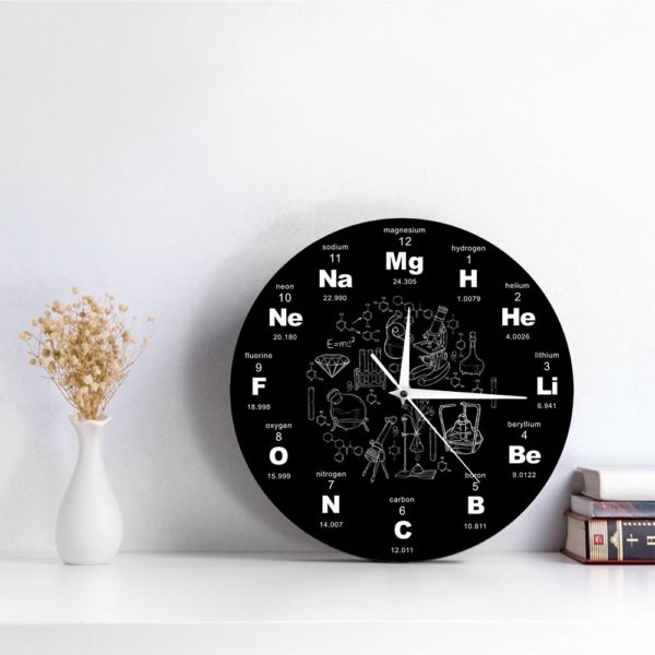 Horloge murale décorative tableau periodique 3747 526620