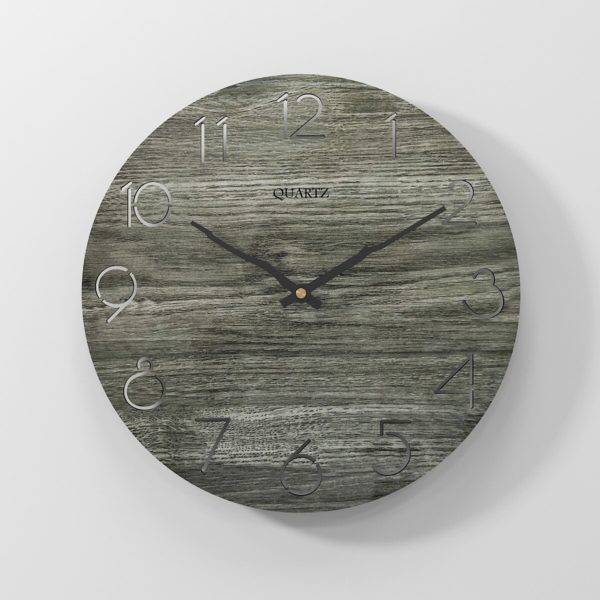 Horloge murale décorative nordique en bois 3759 195cef