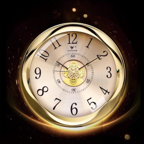 Horloge murale doré avec engrenages apparents 4384 42e28a