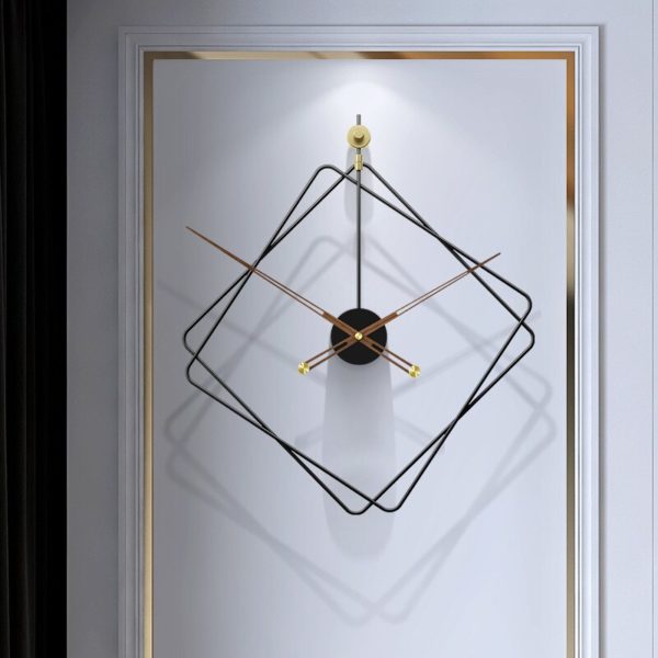 Horloge décorative de luxe en métal 4969 84df69
