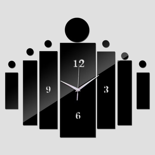 Horloge murale graphique à quartz 5912 15f9e1