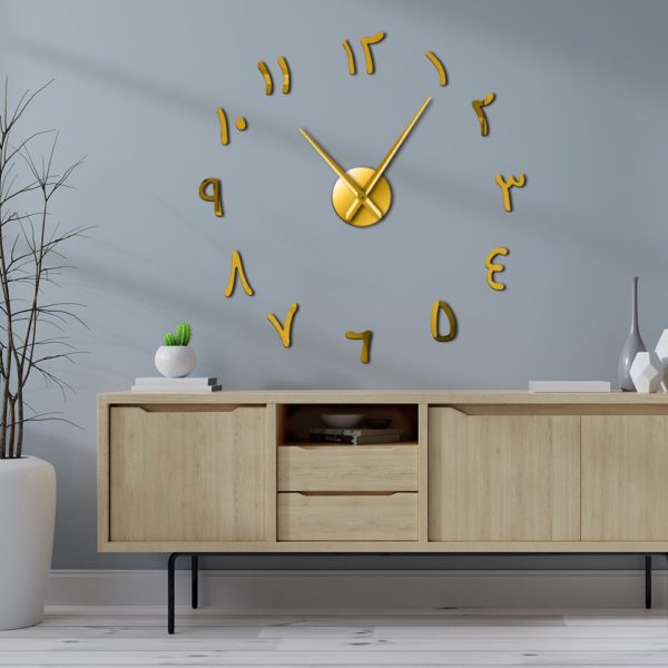 Horloge miroir sans cadre chiffres arabes anciens 6044 3b2f51