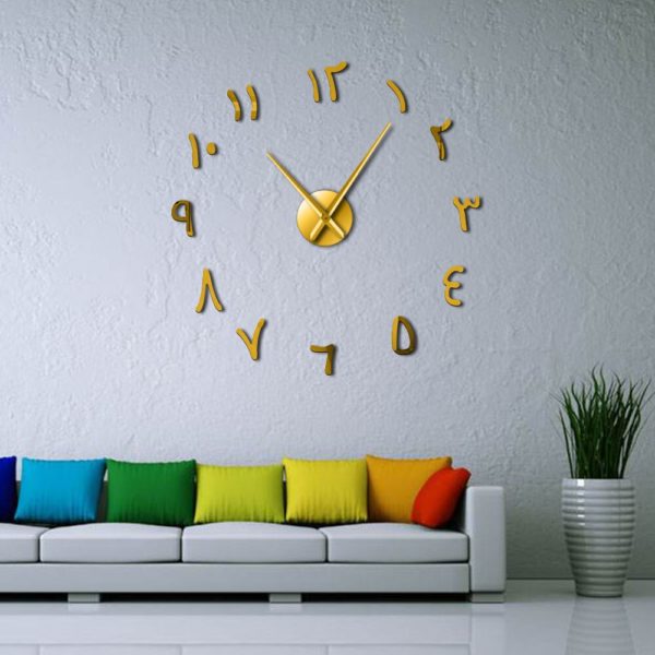 Horloge miroir sans cadre chiffres arabes anciens 6044 b9ed9c