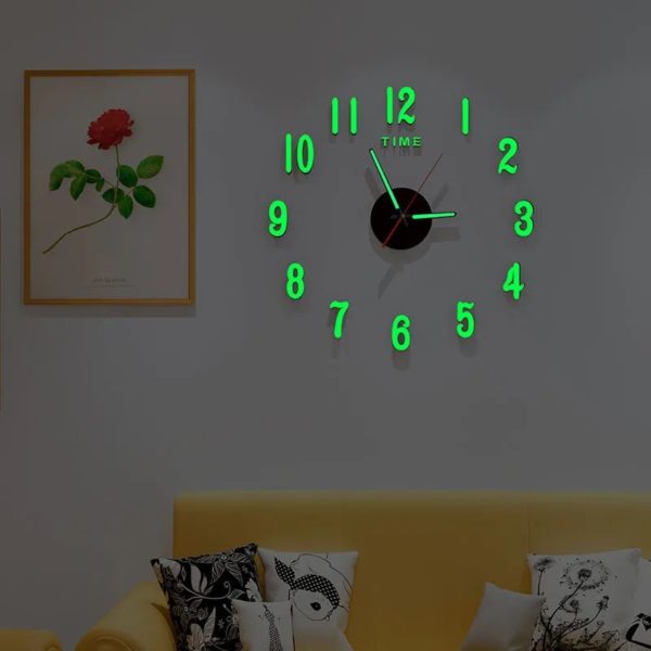 Horloge stickers à coller au mur 6410 a8e633