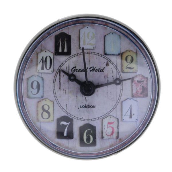 Mini horloge murale en silicone pour salle de bain 6588 5d861c
