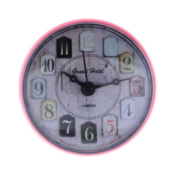 Mini horloge murale en silicone pour salle de bain 6588 92ada6