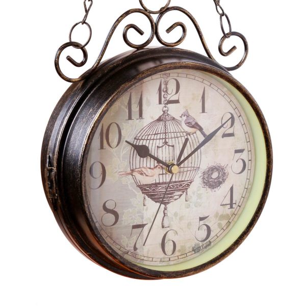 Horloge murale vintage suspendue en métal 6870 f59b80