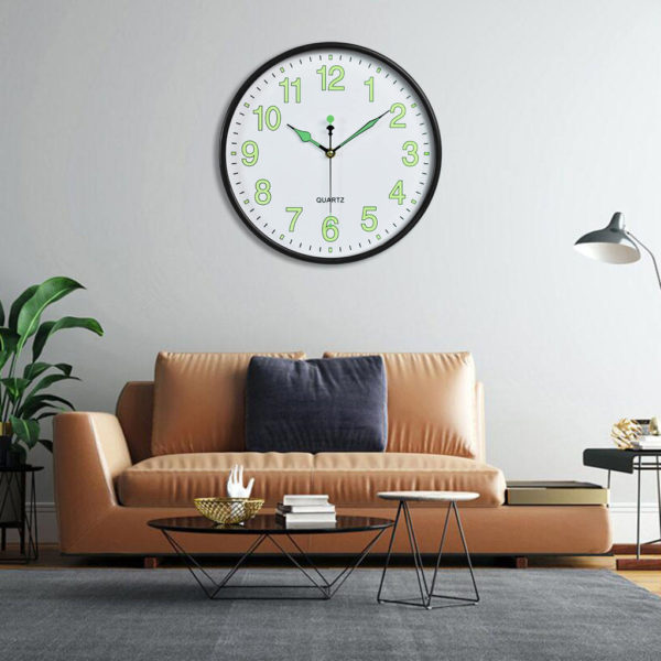 Horloge murale industrielle fluorescente 7506 184dc5