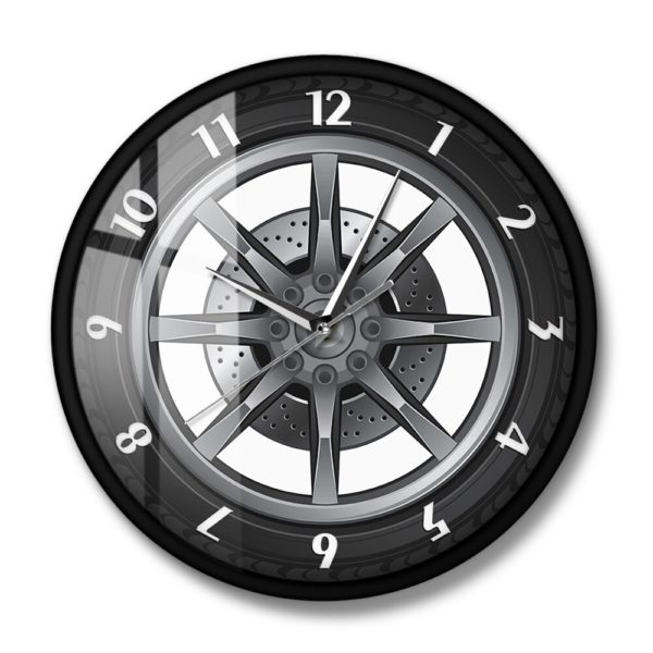 Horloge murale roue de voiture 8191 deef6b