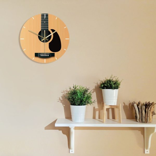 Horloge murale guitare acoustique 8227 07c4c8