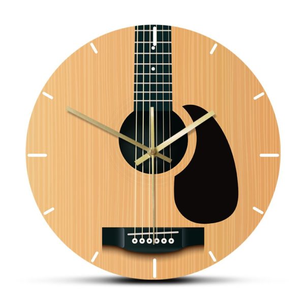 Horloge murale guitare acoustique 8227 6d0d24