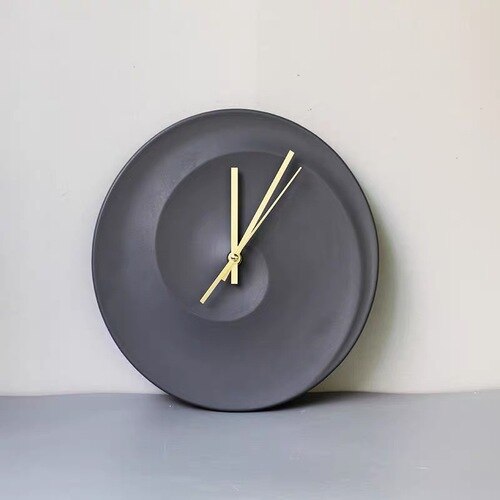 Horloge scandinave design en ciment 8372 31031f