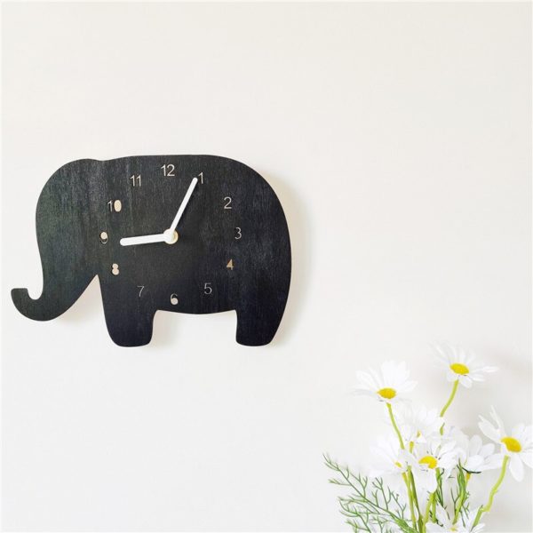 Horloge murale en bois éléphant 8781 2ea362