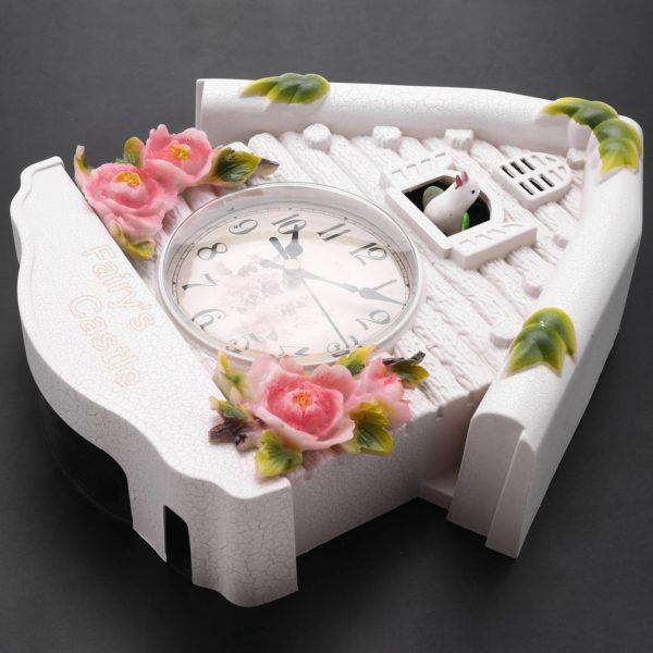 Horloge murale à coucou avec un rosier 900 dc3822