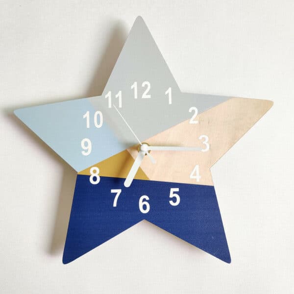 Horloge murale étoile 13437 roab0o