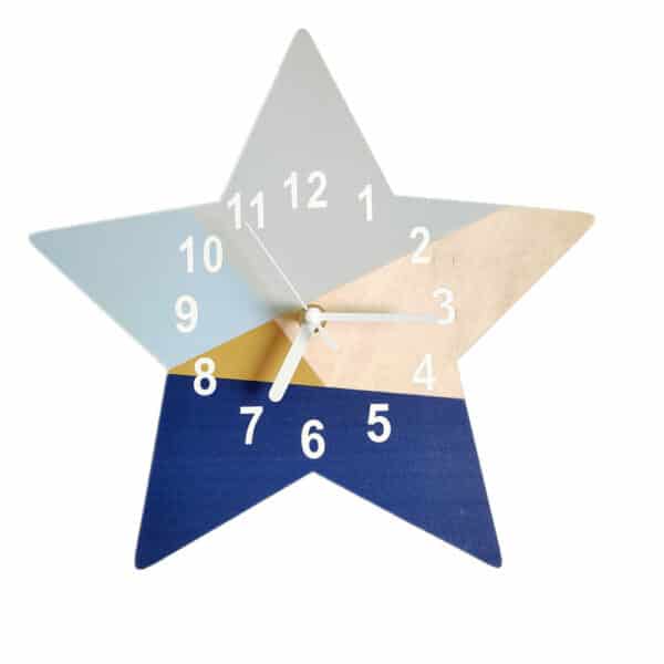 Horloge murale étoile 13437 tzqc2a