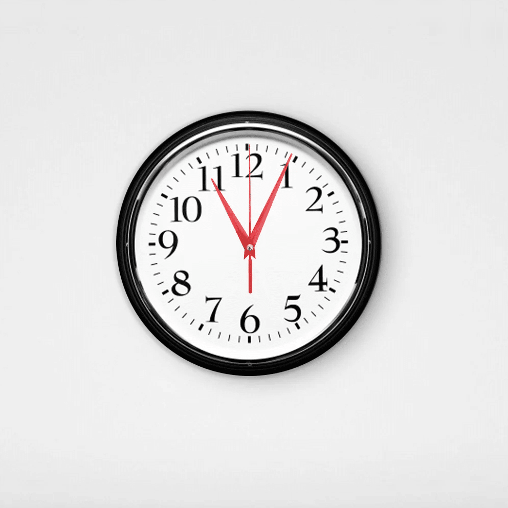 Aiguille Horloge Fine et Rouge en Aluminium • Ma Petite Horlogerie