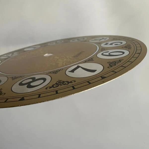 Cadran Horloge Fin Style Vintage avec Motif