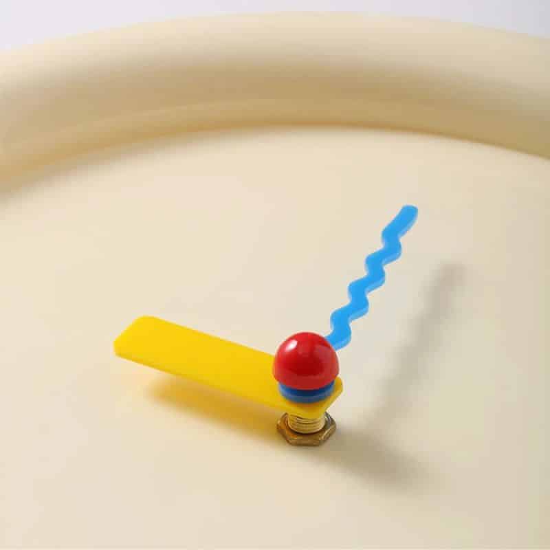 Horloge Murale Design Colorée Minimaliste