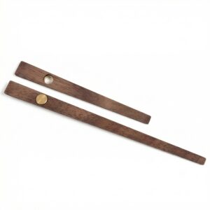 Aiguille Horloge en Bois Lisse 1