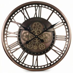 Horloge Industrielle Murale Industrielle En Métal Avec Engrenage 1