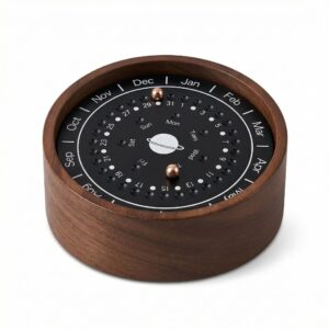 Horloge Solaire en Bois Style Nordique 1