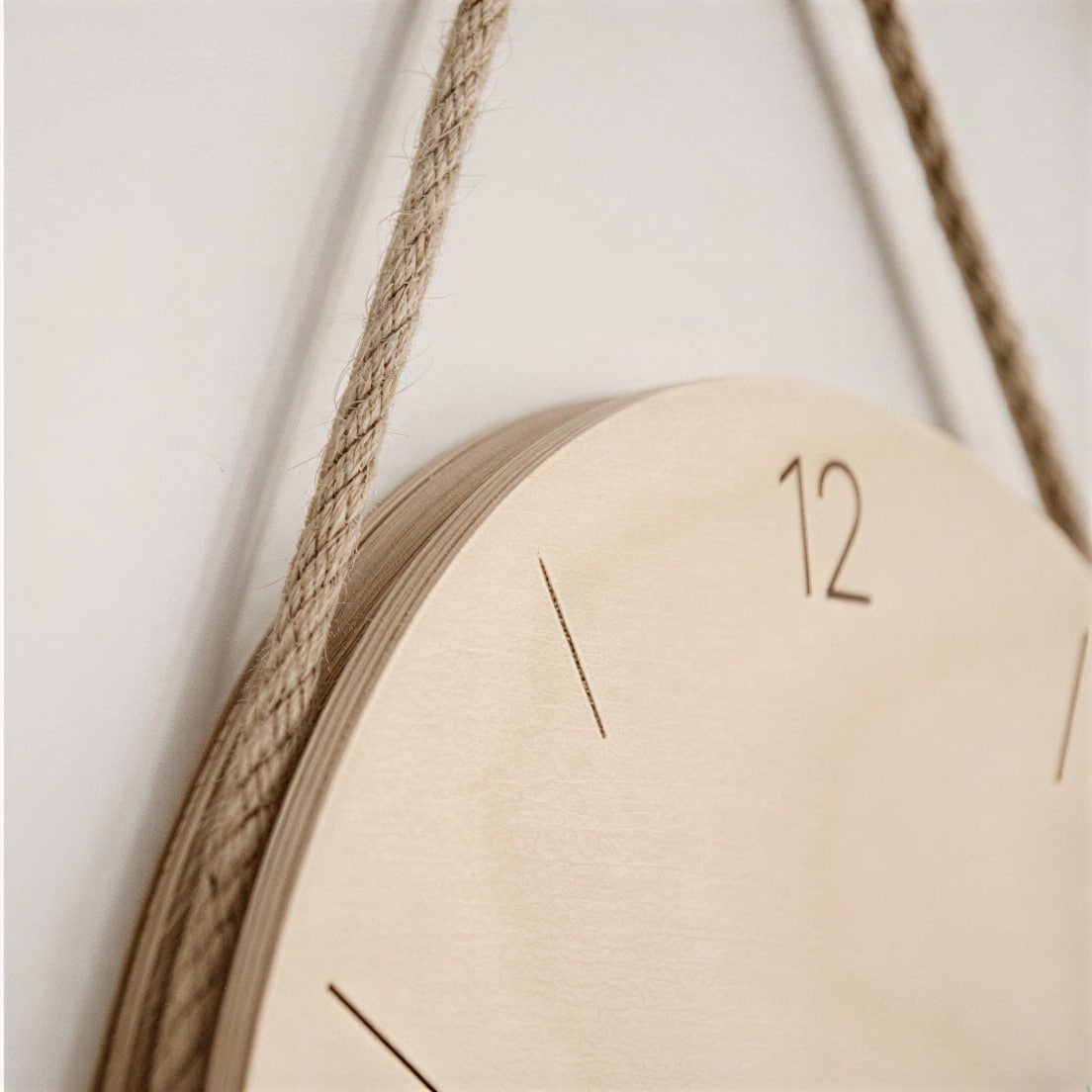 Horloge Murale en Bois de Style Japonais 4