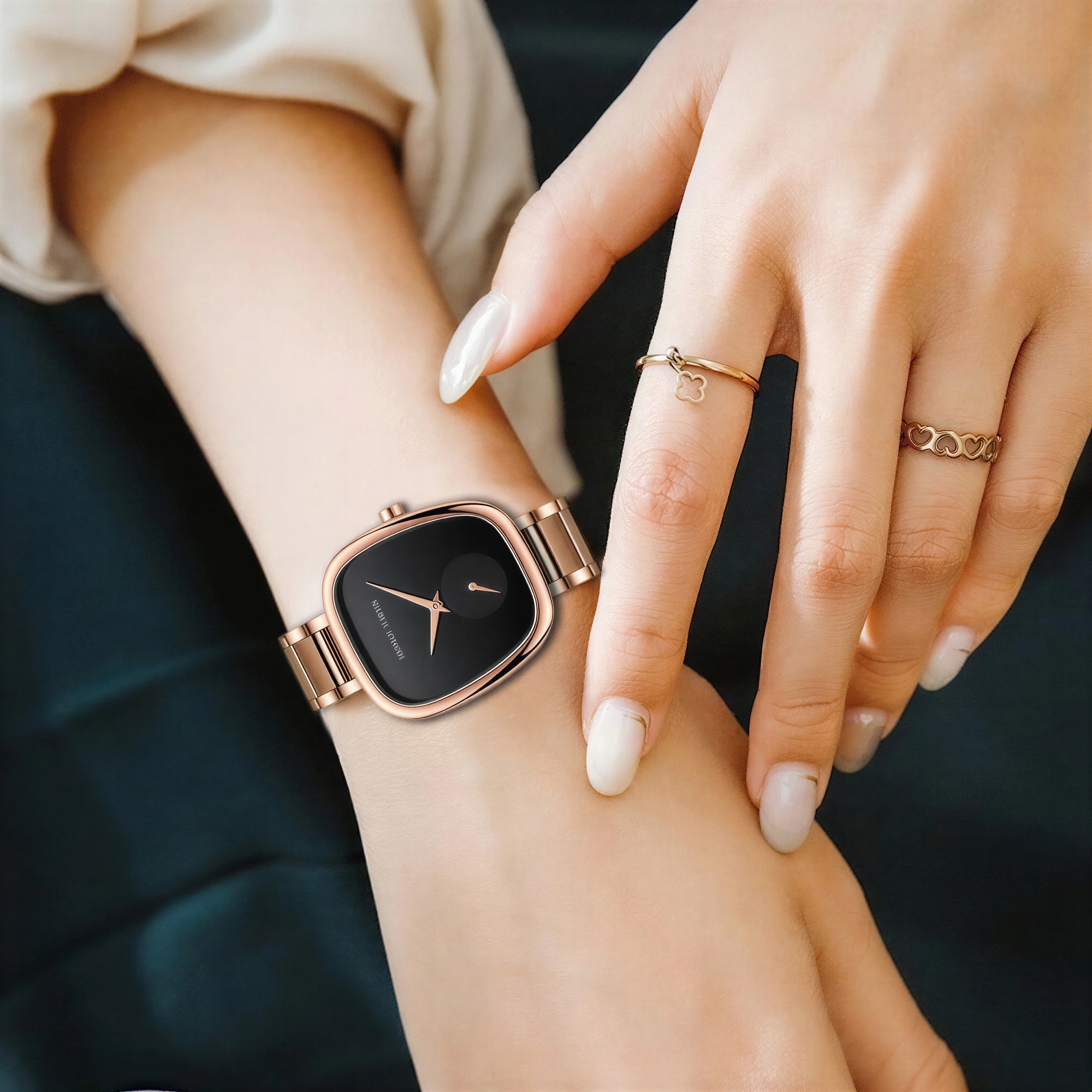 Montre Mécanique Femme Style Minimaliste avec Chronomètre 3