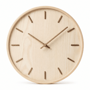 Horloge Murale en Bois Silencieuse
