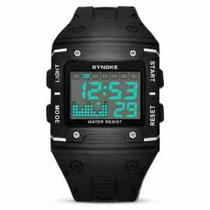 Montre Randonnée Noire Électronique et Étanche