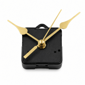 Mécanisme Horloge avec Aiguilles en Métal Dorées