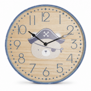 Horloge pour enfant motif ourson pirate