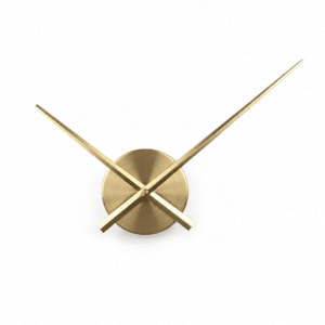 Horloge murale minimaliste doré