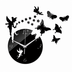 Horloge murale décorative féérique