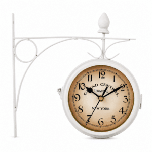 Horloge murale vintage style horloge de gare