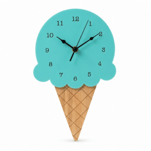 Horloge murale crème glacée